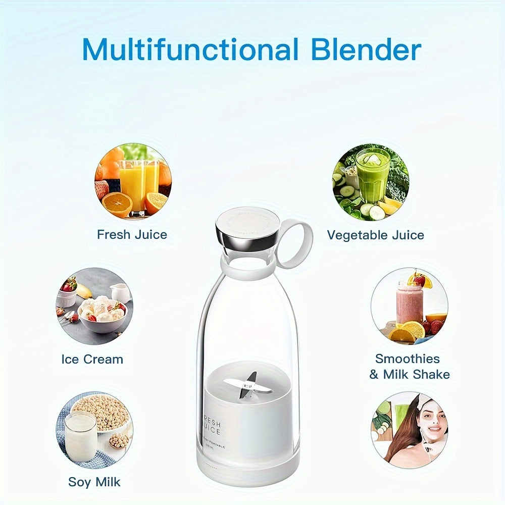 Blender Portabil Electric Wireless Mini - Storcător Fructe 350ml