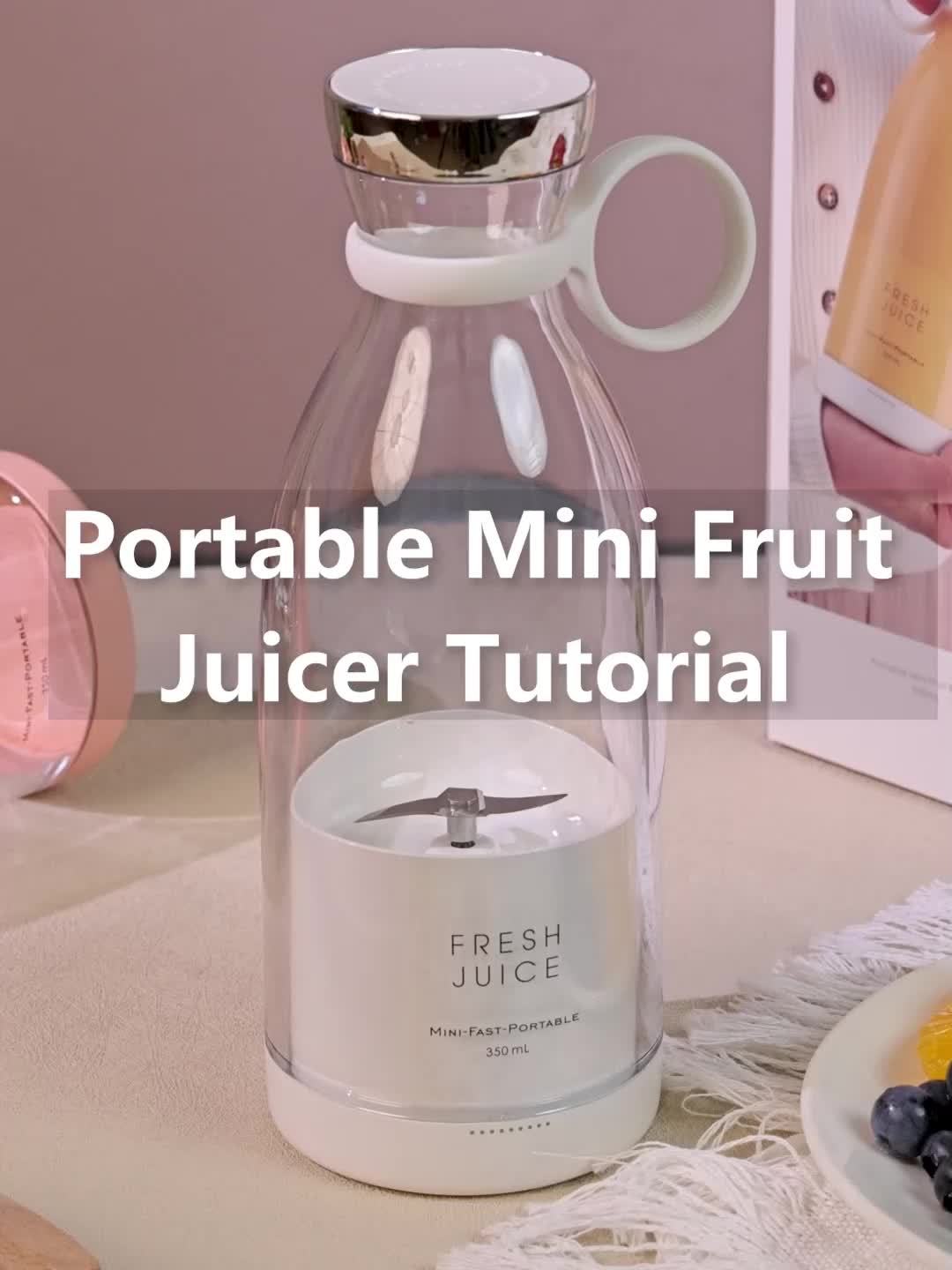 Blender Portabil Electric Wireless Mini - Storcător Fructe 350ml