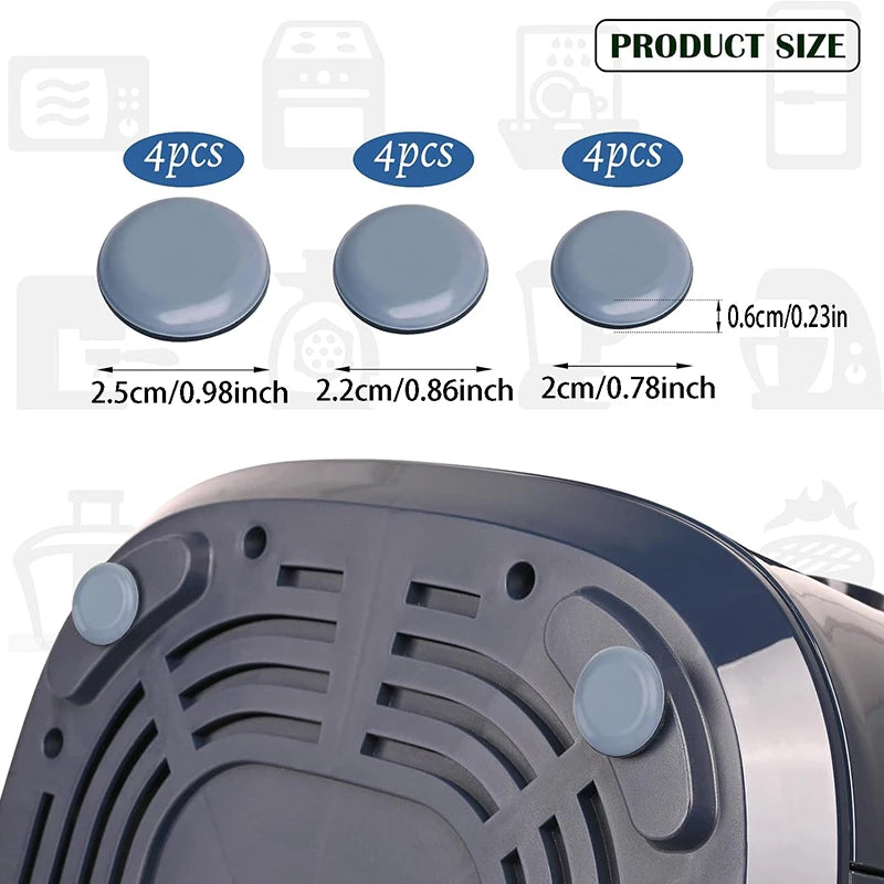 Glisoare Electrocasnice Bucătărie - Set 12 buc PTFE Adezive