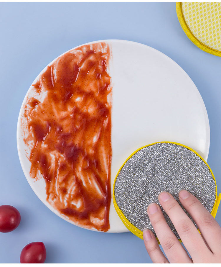 Bureți Vase Dubla Față - Set Bureți Curățare Bucătărie (5-10 buc)