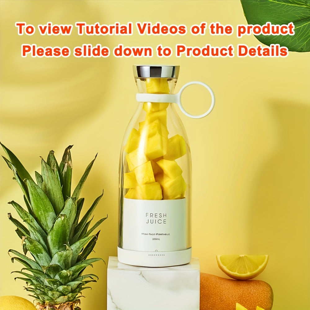 Portable Electric Wireless Mini Fruit Blender Juicer