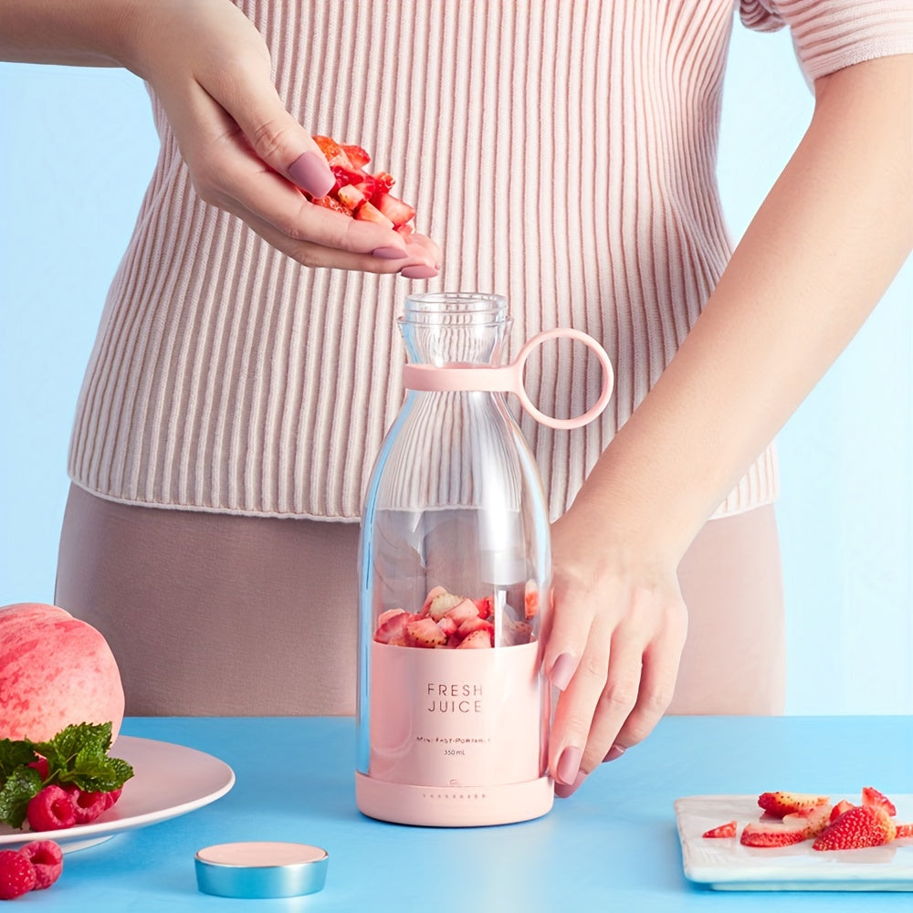 Portable Electric Wireless Mini Fruit Blender Juicer