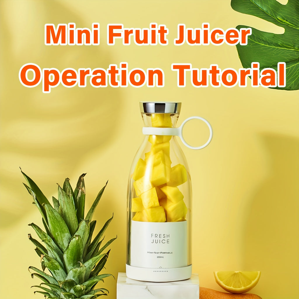 Portable Electric Wireless Mini Fruit Blender Juicer