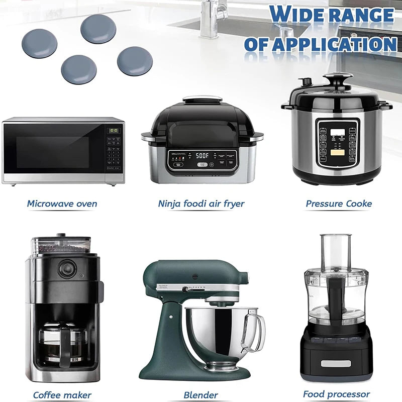 Kitchen appliance sliders
