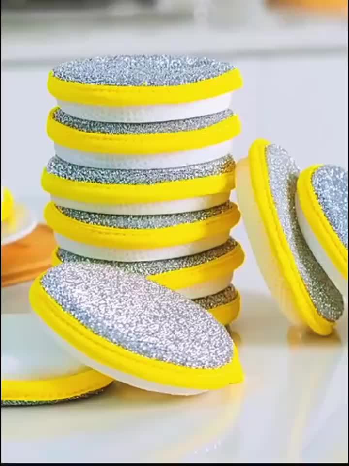 Double Side Dishwashing Sponge